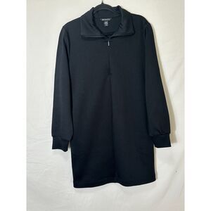 Athleta Womens Athleisure West Town Sweatshirt Dress With Pockets 1/4 Zip Size S